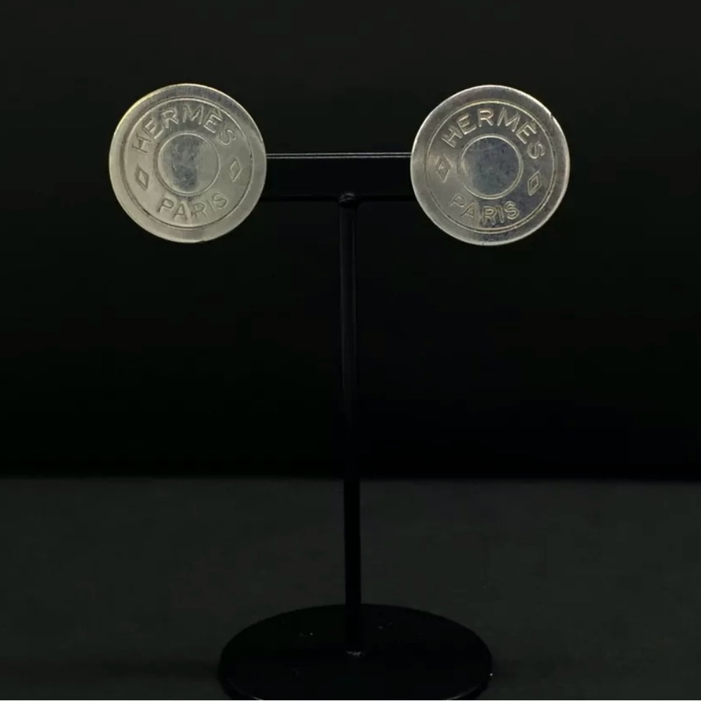 Hermes Vintage Clip-On Earrings